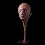 fiberglass and mixed media H67cm 2016.jpg